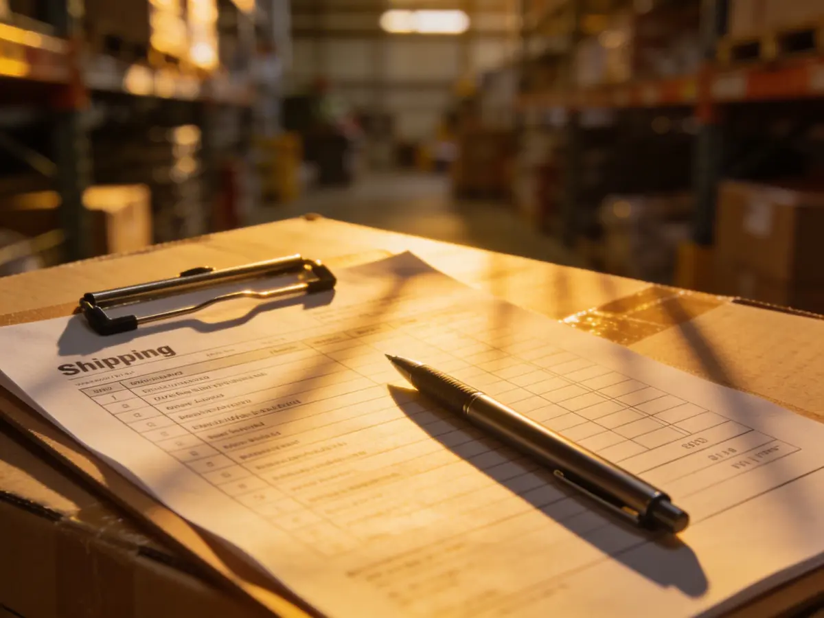 Checklist on a clipboard with a pen